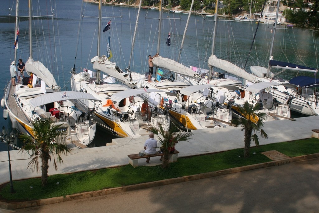 Moored in Lastivo - Croatia Yacht Rally 2009 © Maggie Joyce - Mariner Boating Holidays http://www.marinerboating.com.au